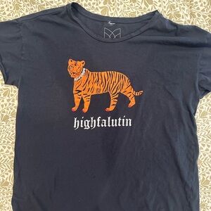 Living Fully Co Highfalutin Tiger Shirt